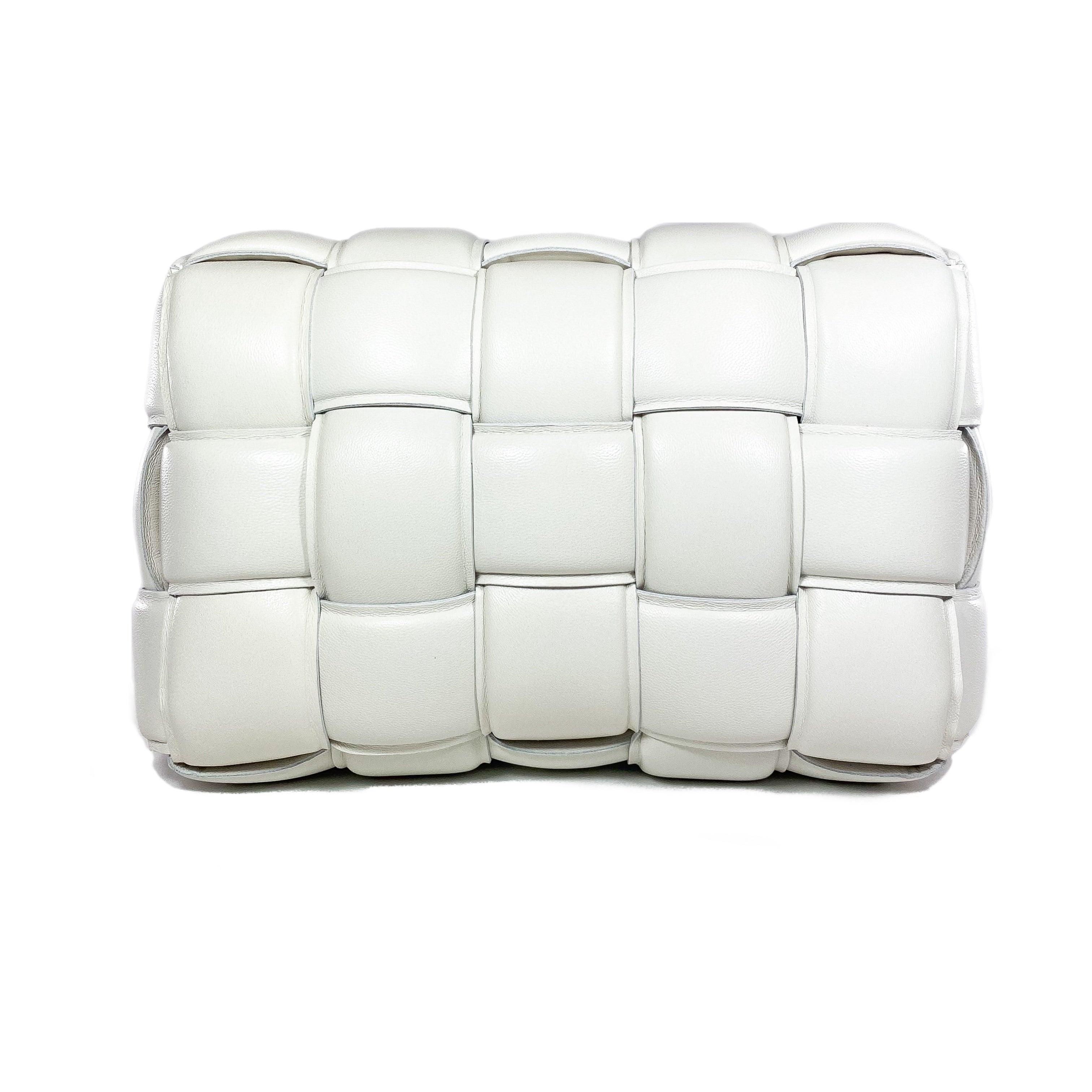 Bottega Veneta White Padded Cassette Bag