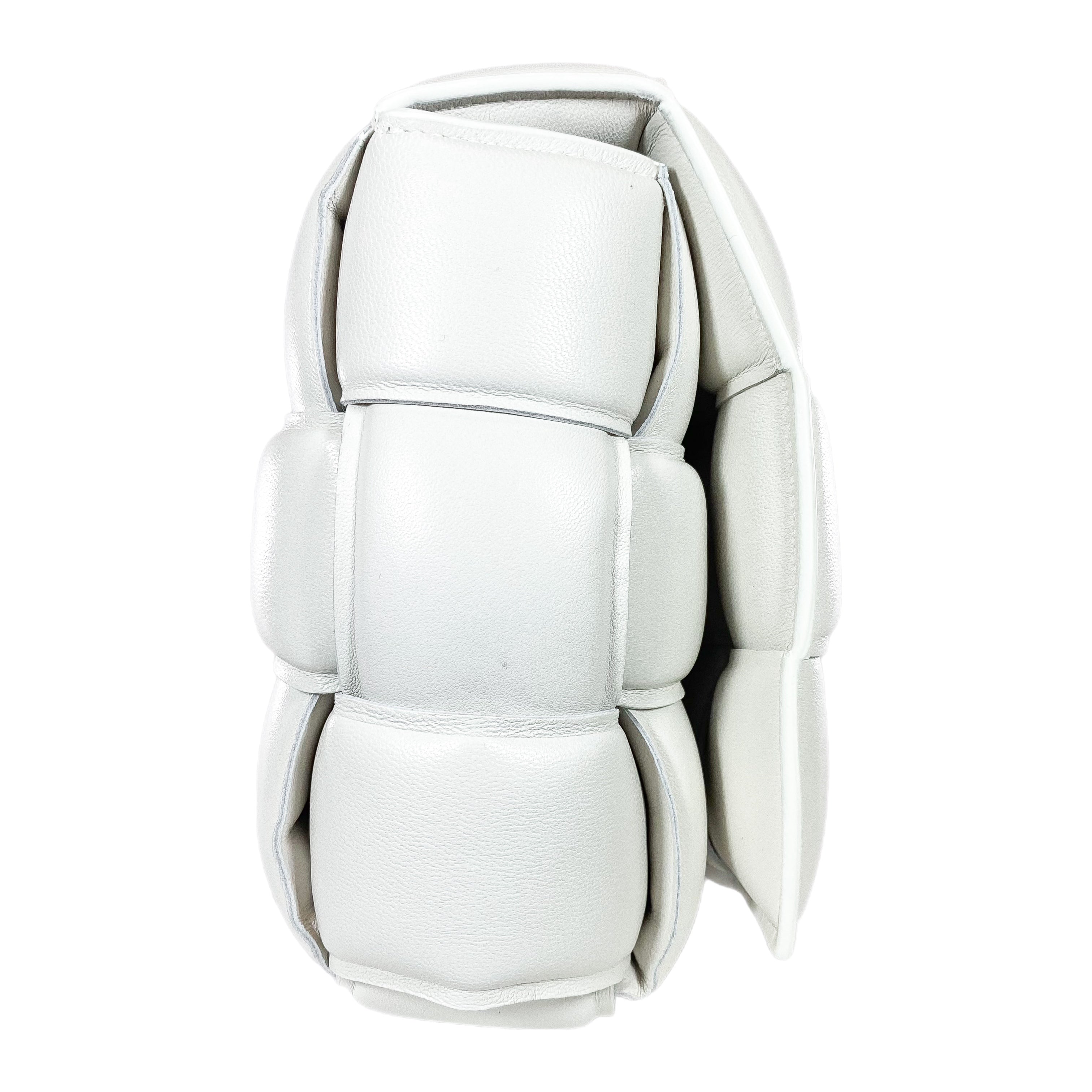 Bottega Veneta White Padded Cassette Bag