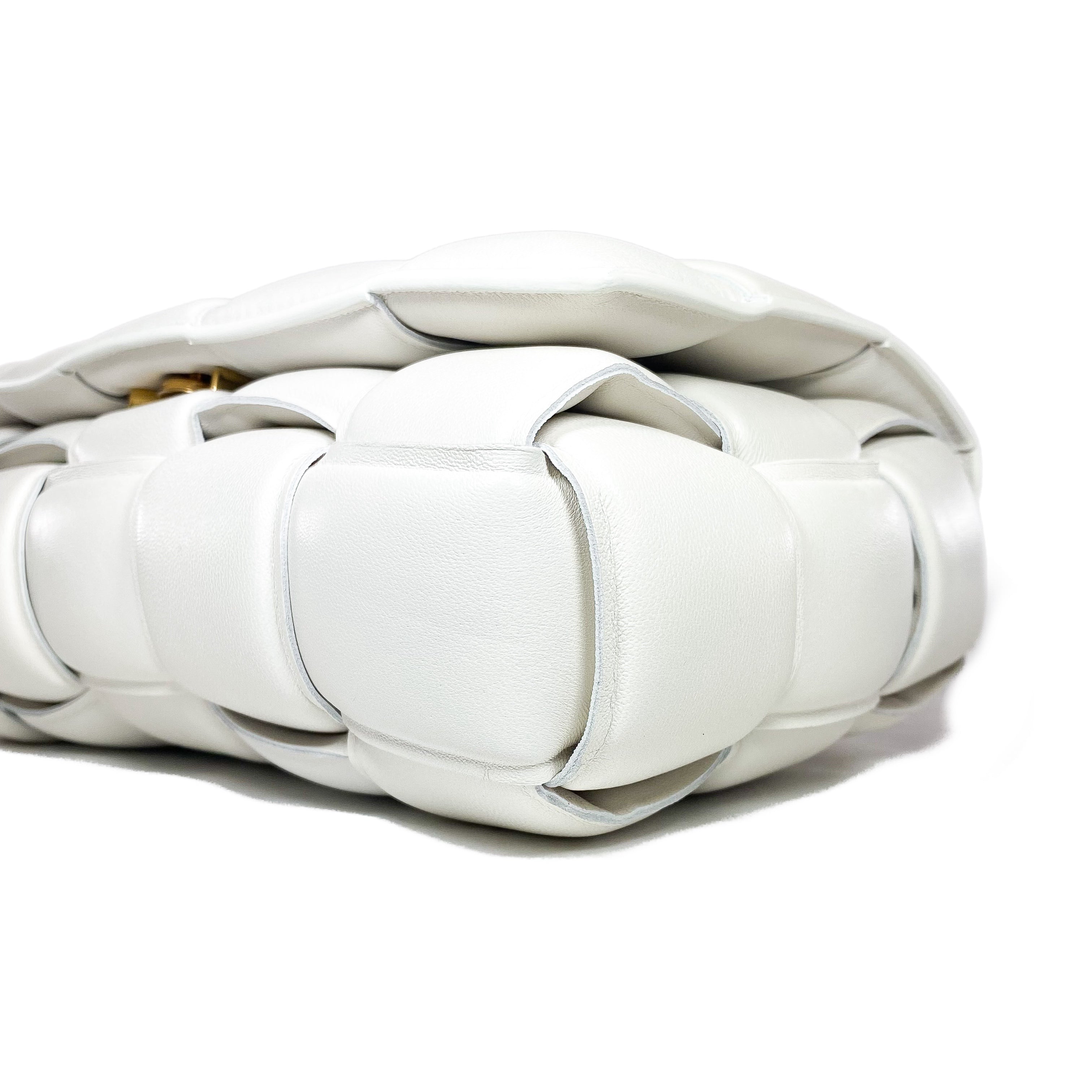 Bottega Veneta White Padded Cassette Bag