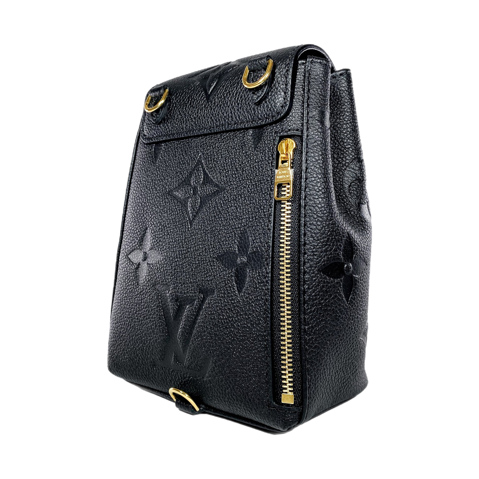 faux louis vuitton backpack amazon Louis Vuitton Black Empreinte Monogram Giant Tiny Backpack – Consign of the Times ™