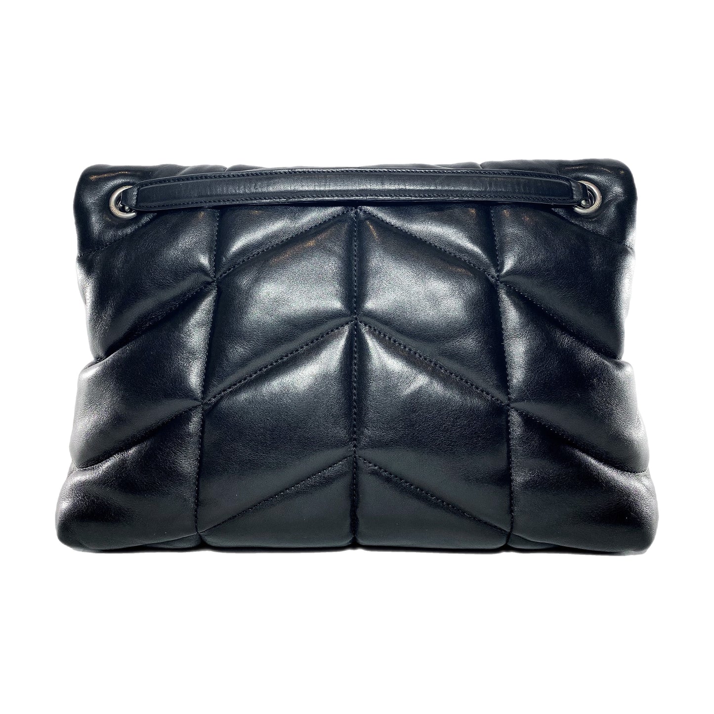 Saint Laurent Black Medium Puffer Loulou