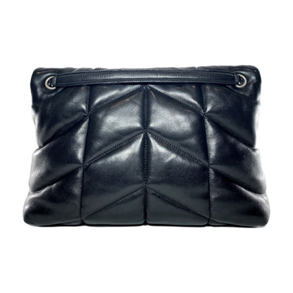 Saint Laurent Black Medium Puffer Loulou