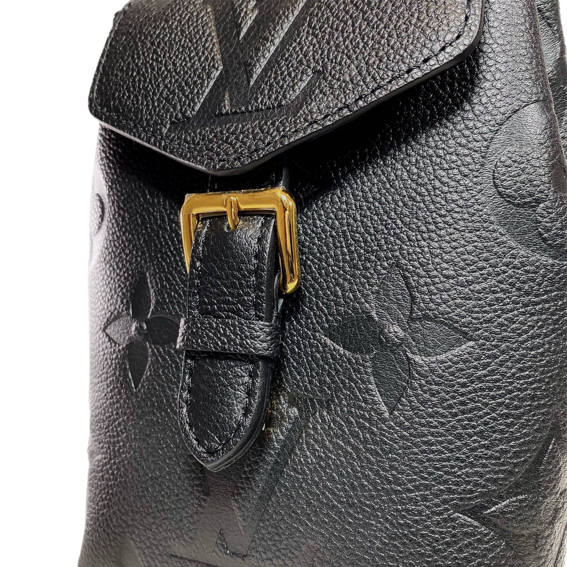faux louis vuitton backpack amazon Louis Vuitton Black Empreinte Monogram Giant Tiny Backpack – Consign of the Times ™