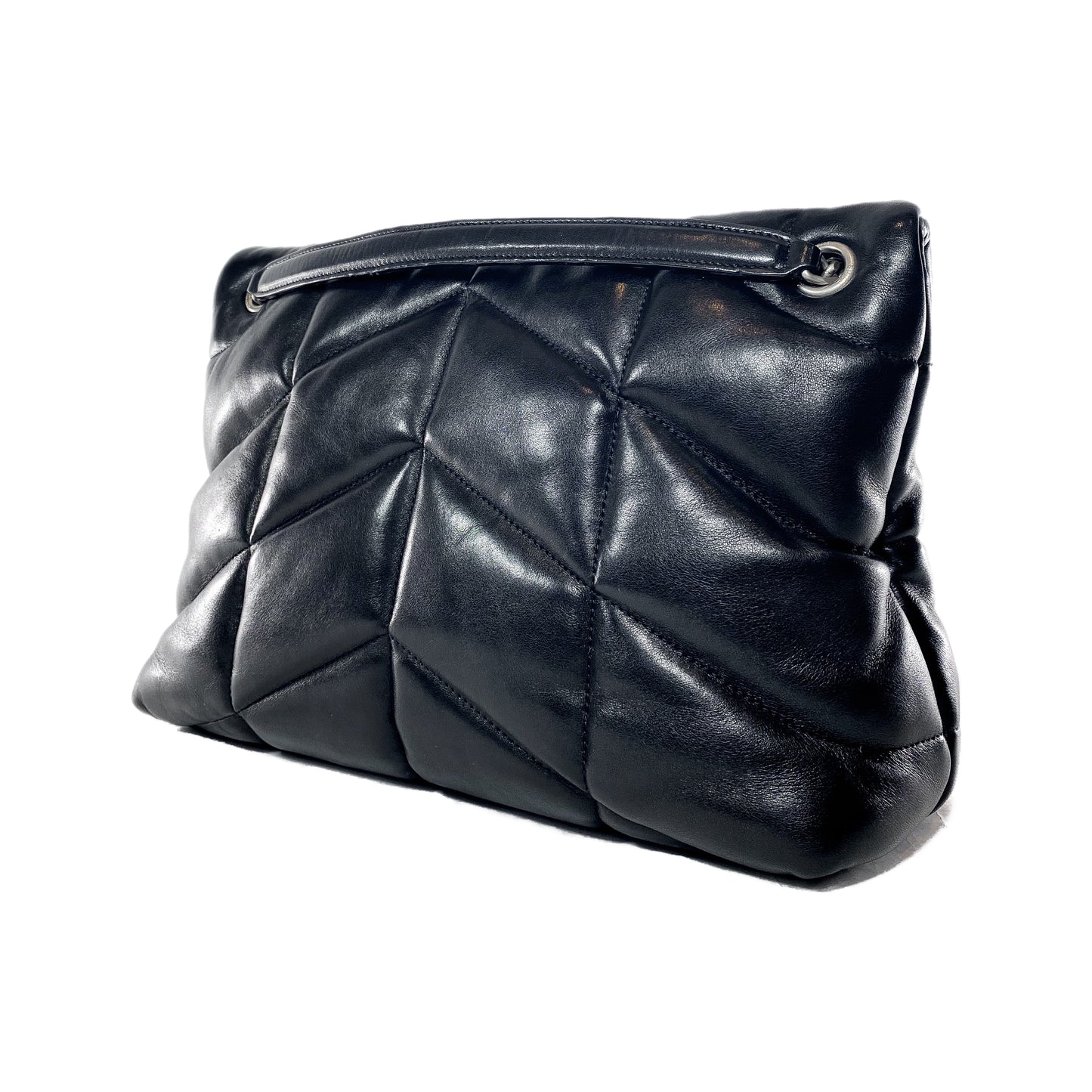 Saint Laurent Black Medium Puffer Loulou