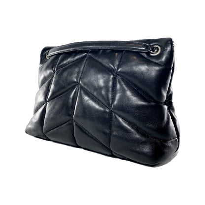 Saint Laurent Black Medium Puffer Loulou