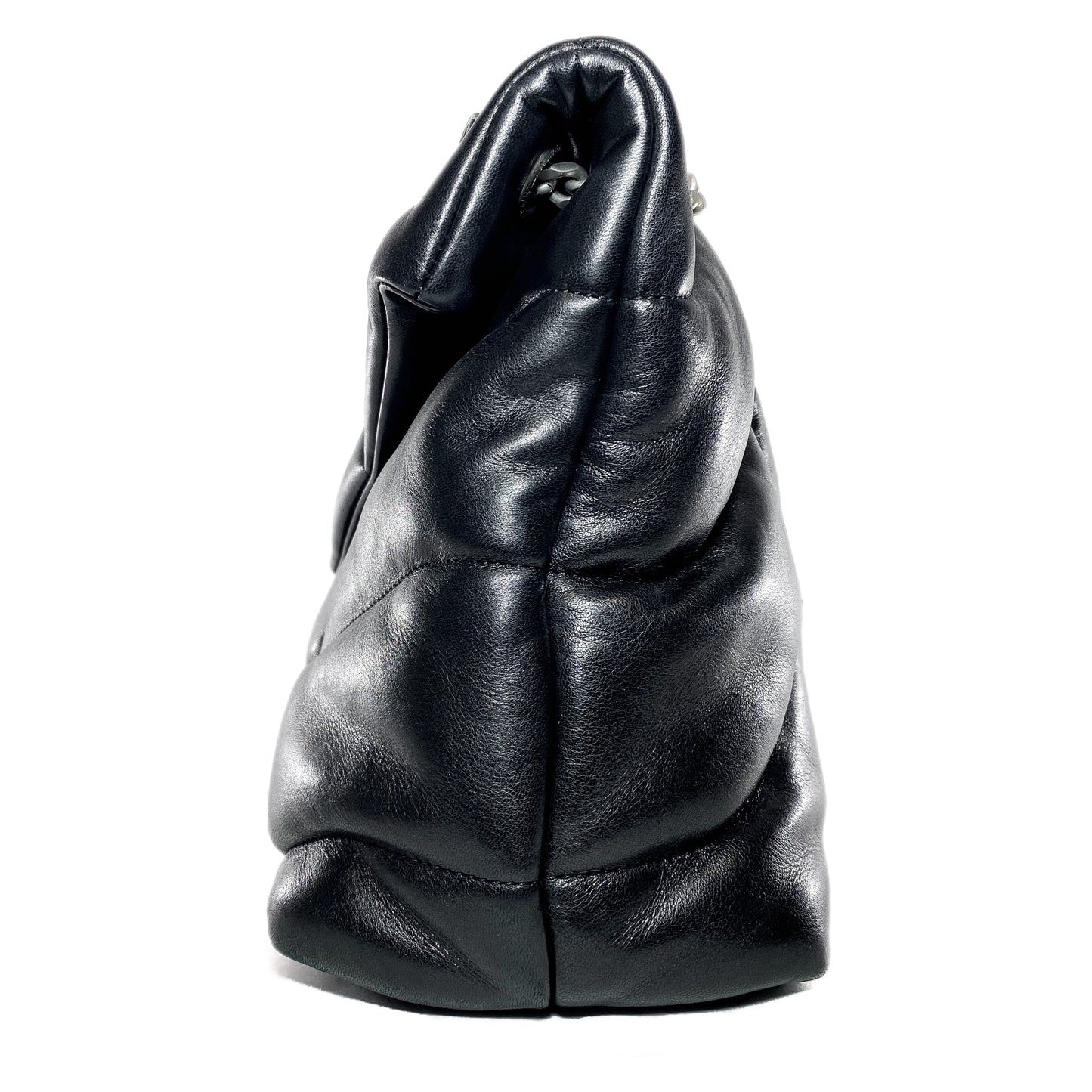 Saint Laurent Black Medium Puffer Loulou