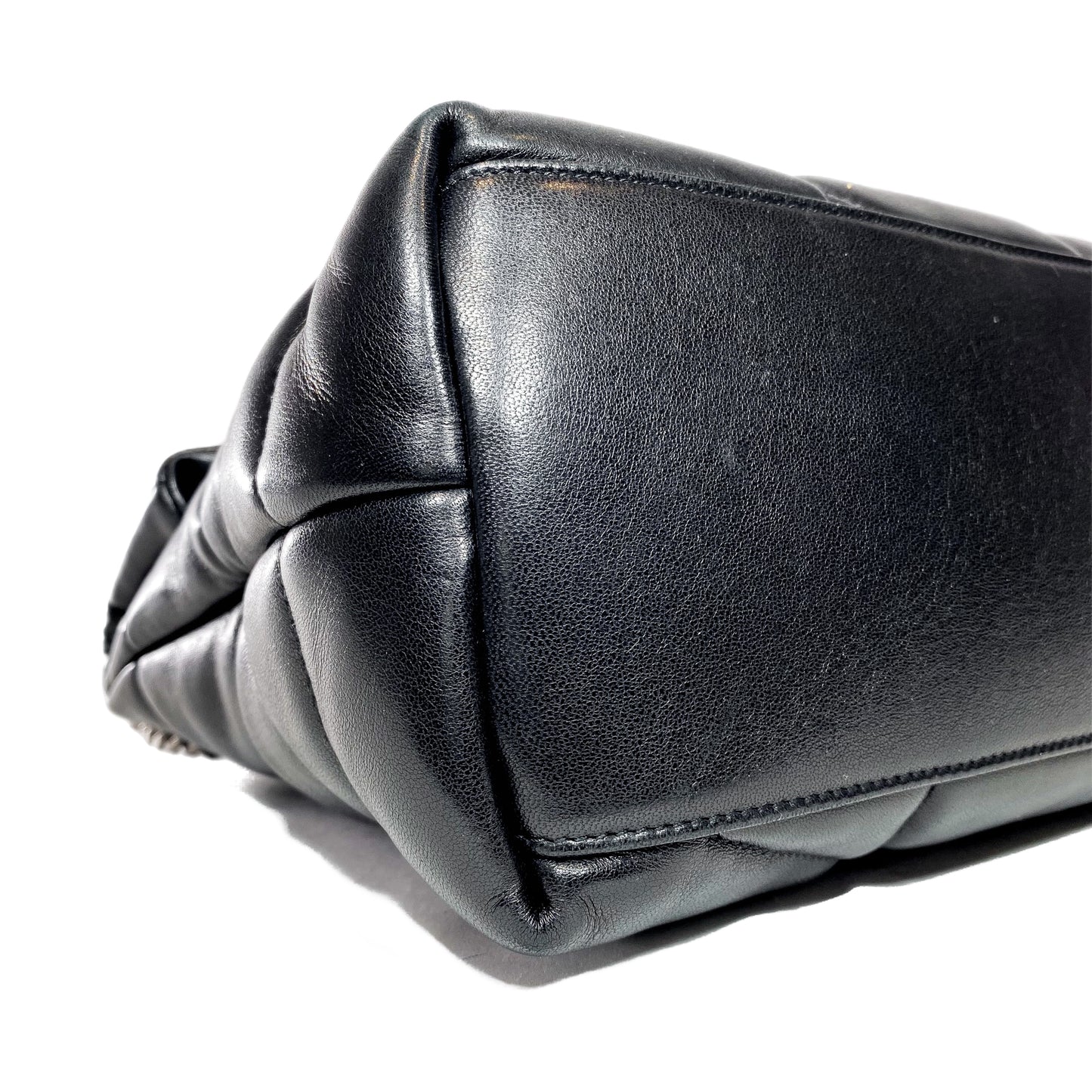 Saint Laurent Black Medium Puffer Loulou
