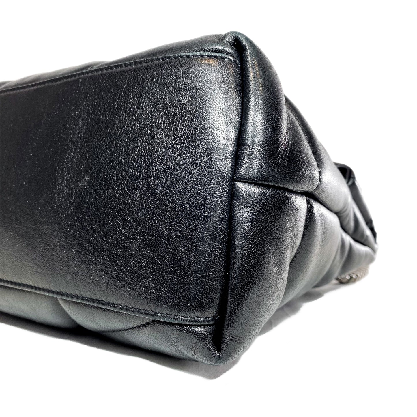 Saint Laurent Black Medium Puffer Loulou