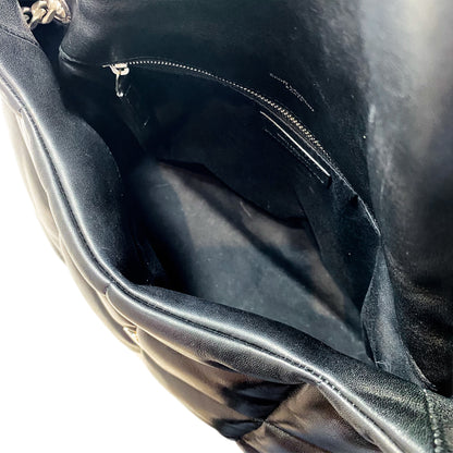 Saint Laurent Black Medium Puffer Loulou
