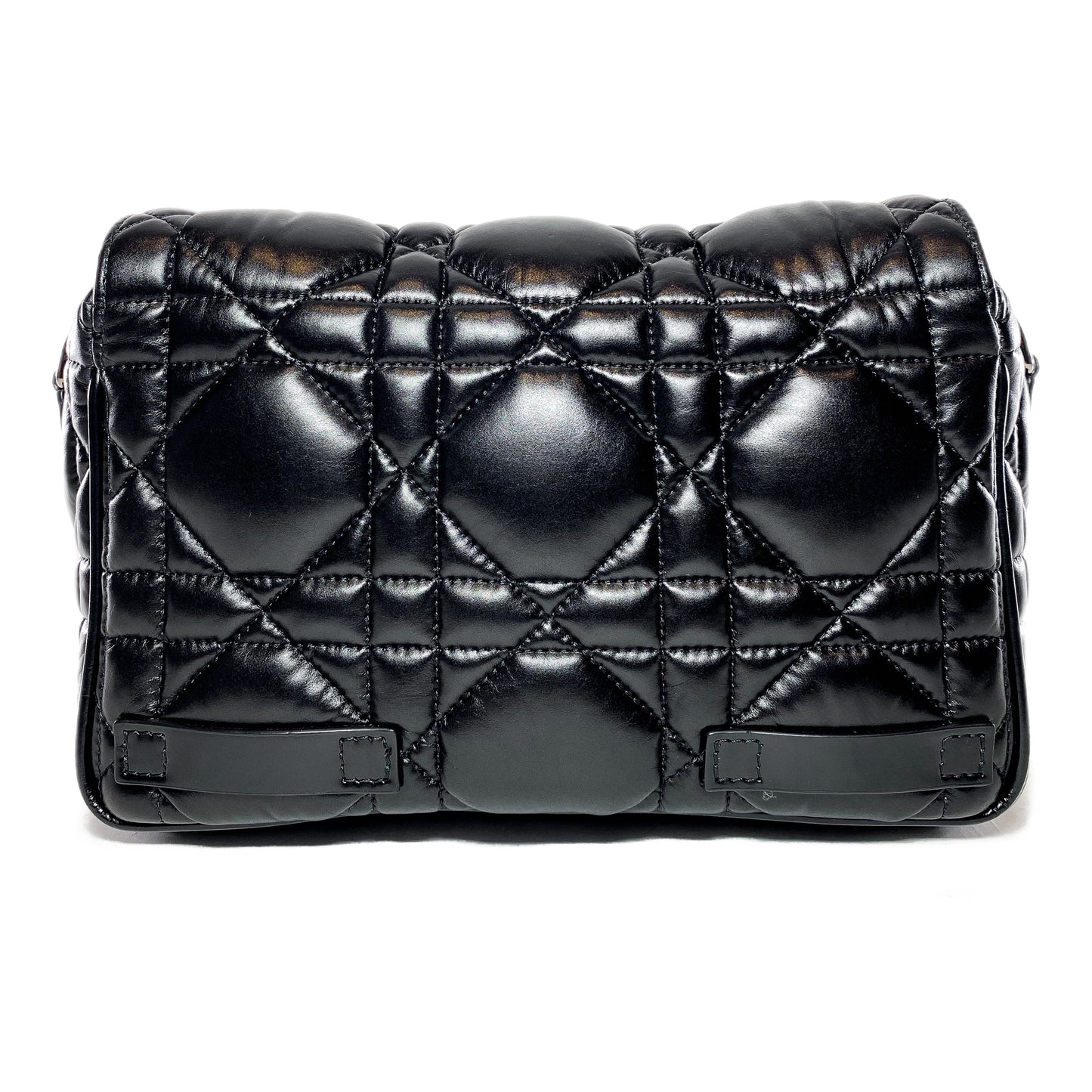 Dior Black Small Macrocannage Diorcamp Messenger Bag