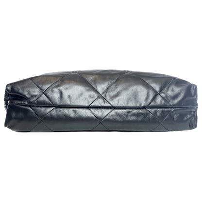 Chanel 22 Black Quilted Backpack