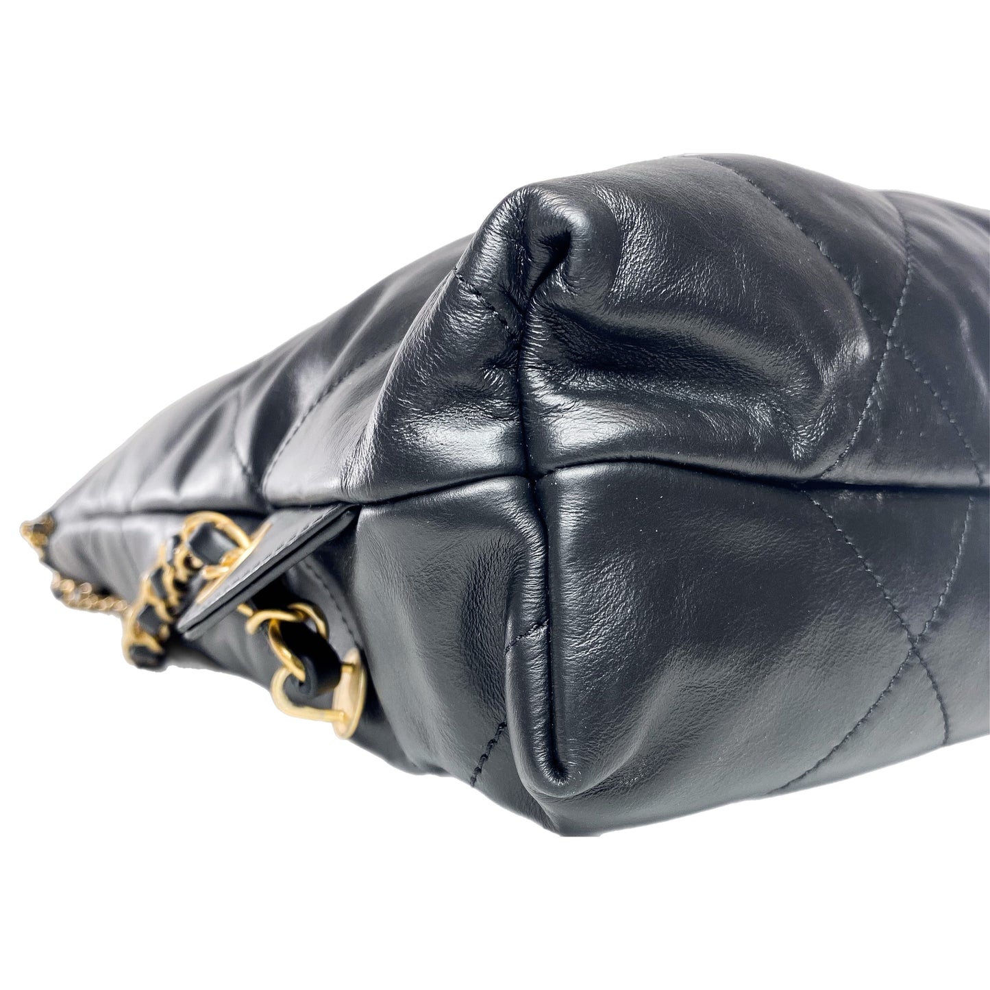 Chanel 22 Black Quilted Backpack