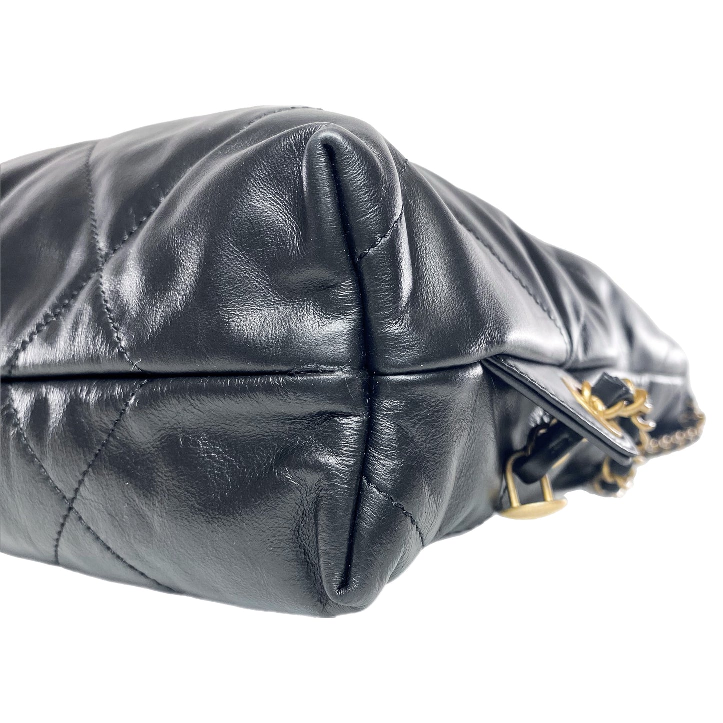 Chanel 22 Black Quilted Backpack