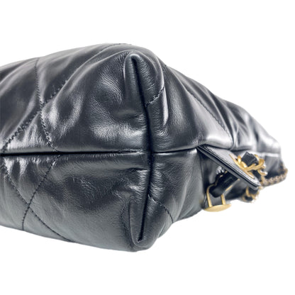 Chanel 22 Black Quilted Backpack