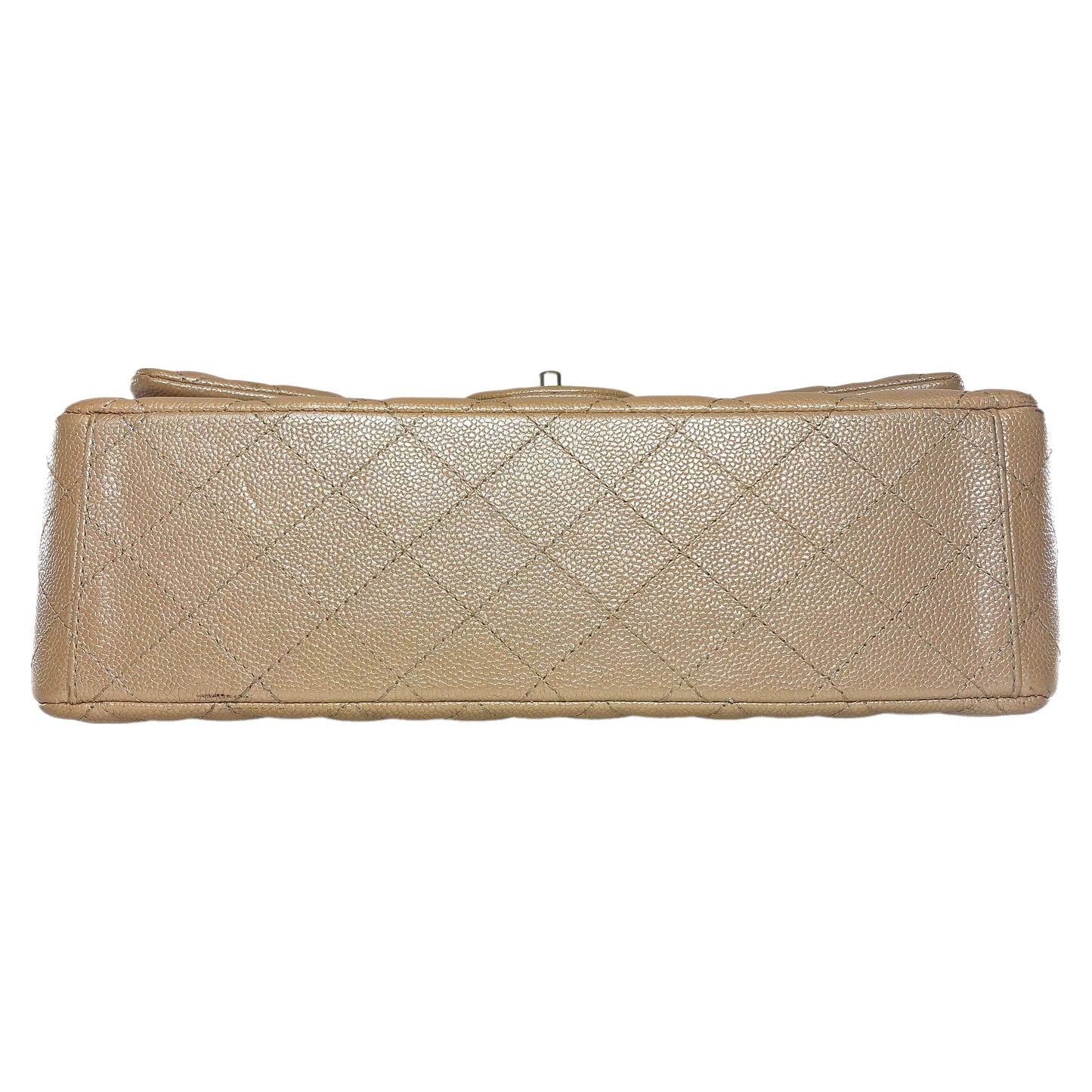 Chanel Maxi Iridescent Beige Flap Bag