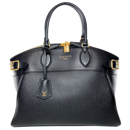 Louis Vuitton Black Taurillon Vendome Lock It MM
