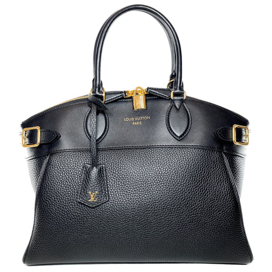 Louis Vuitton Black Taurillon Vendome Lock It MM