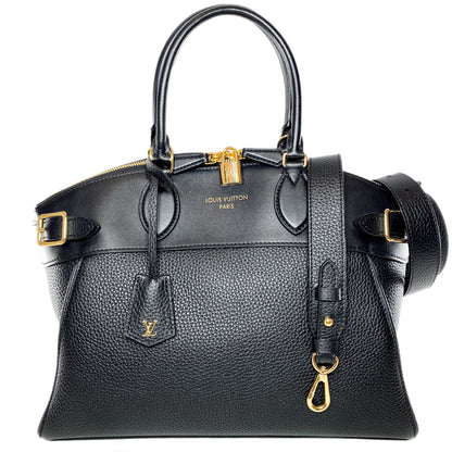 Louis Vuitton Black Taurillon Vendome Lock It MM