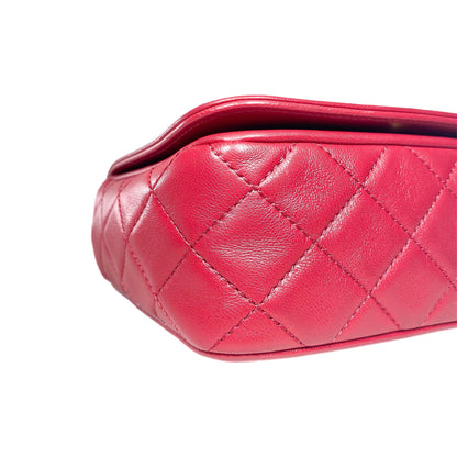 Chanel Raspberry Lucky Charms Crossbody Messenger Flap Bag