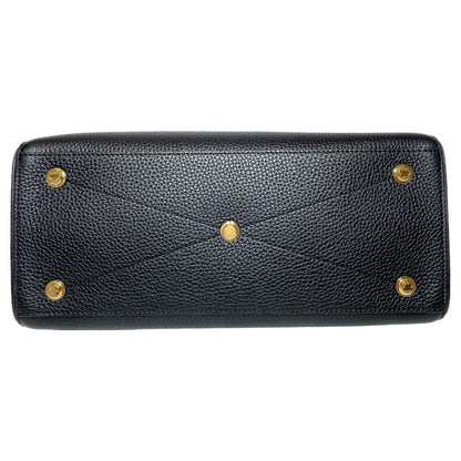 Louis Vuitton Black Taurillon Vendome Lock It MM