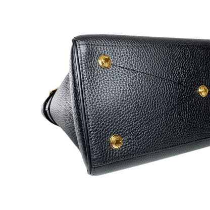 Louis Vuitton Black Taurillon Vendome Lock It MM