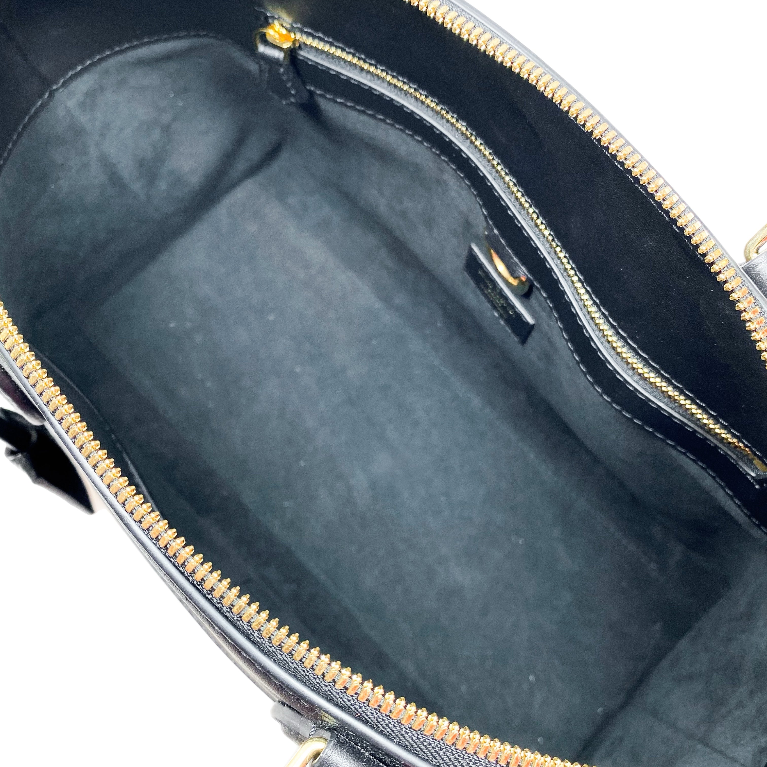 Louis Vuitton Black Taurillon Vendome Lock It MM