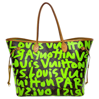 Louis Vuitton x Stephen Sprouse Monogram Green Graffiti Neverfull GM