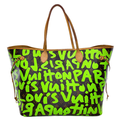 Louis Vuitton x Stephen Sprouse Monogram Green Graffiti Neverfull GM