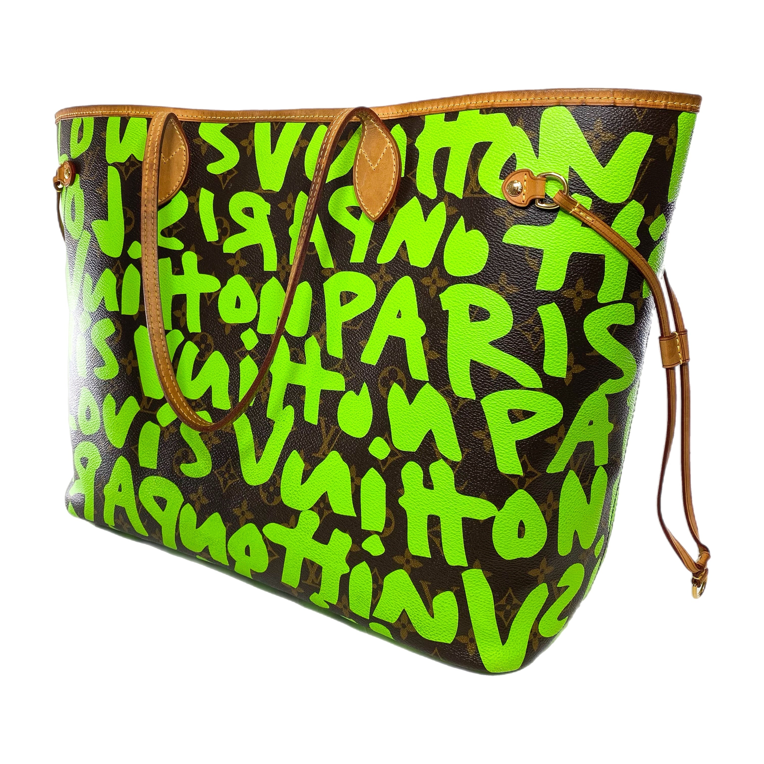 Louis Vuitton x Stephen Sprouse Monogram Green Graffiti Neverfull GM