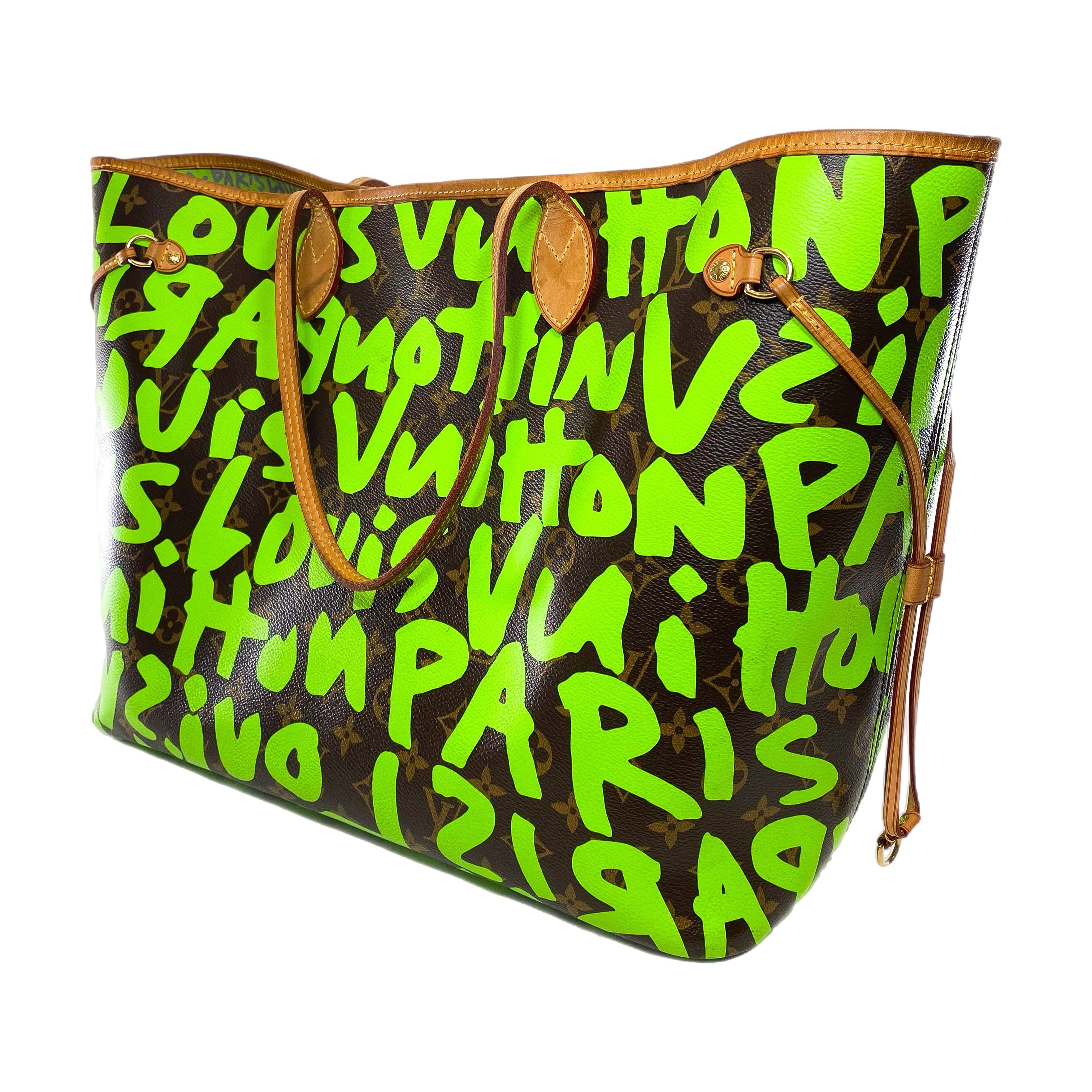 Louis Vuitton x Stephen Sprouse Monogram Green Graffiti Neverfull GM