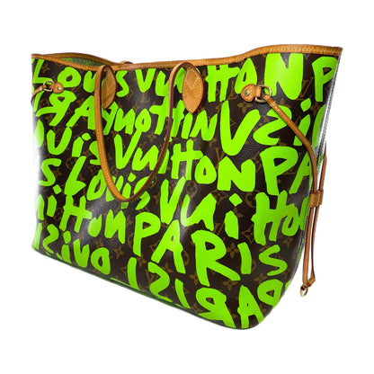 Louis Vuitton x Stephen Sprouse Monogram Green Graffiti Neverfull GM