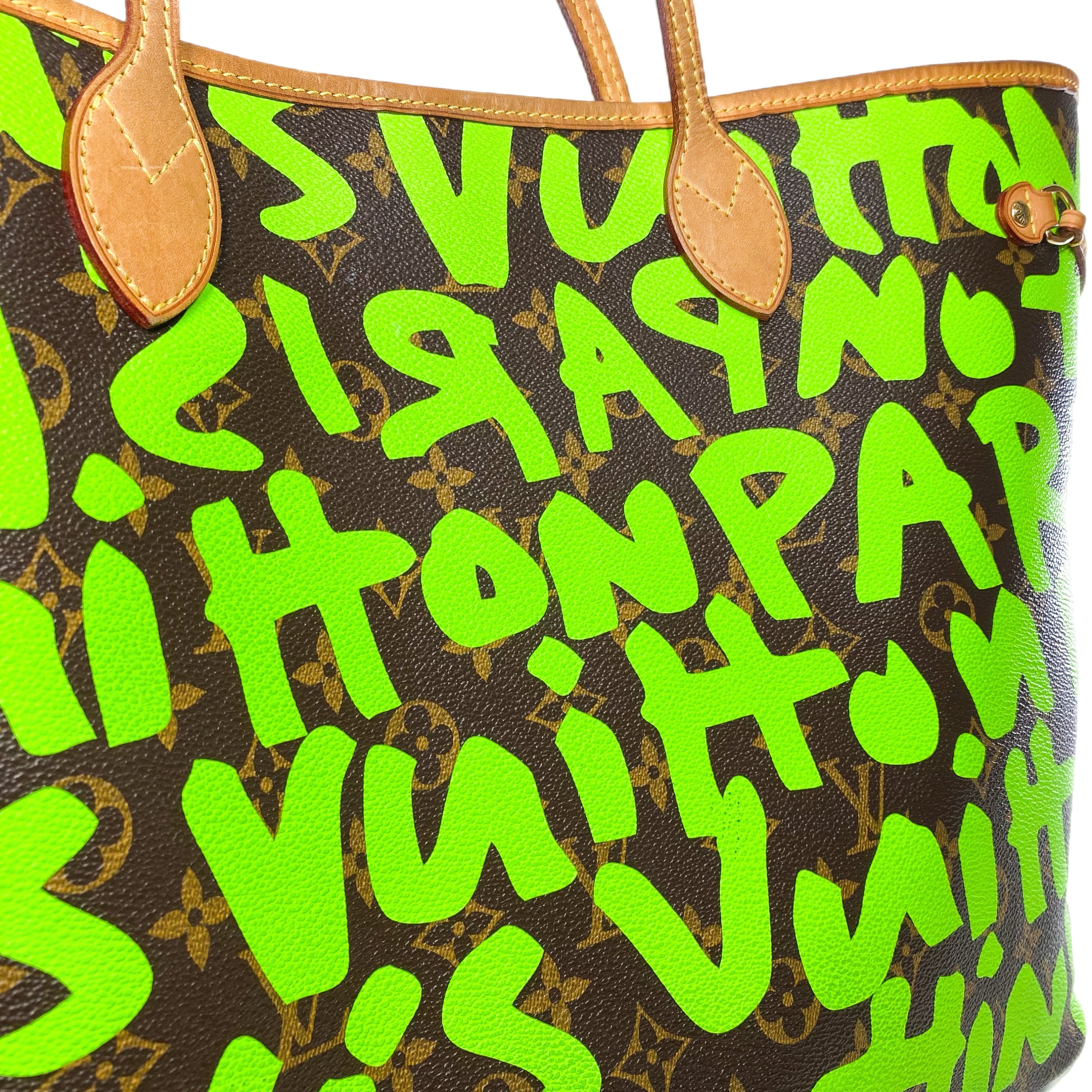 Louis Vuitton x Stephen Sprouse Monogram Green Graffiti Neverfull GM