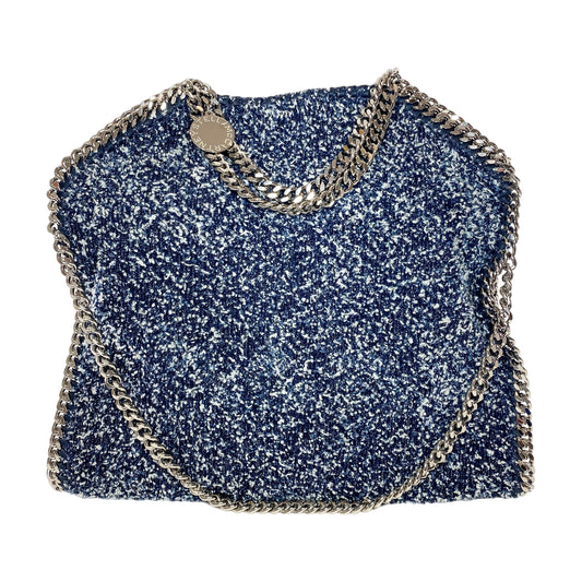 Stella McCartney Navy White Tweed Falabella