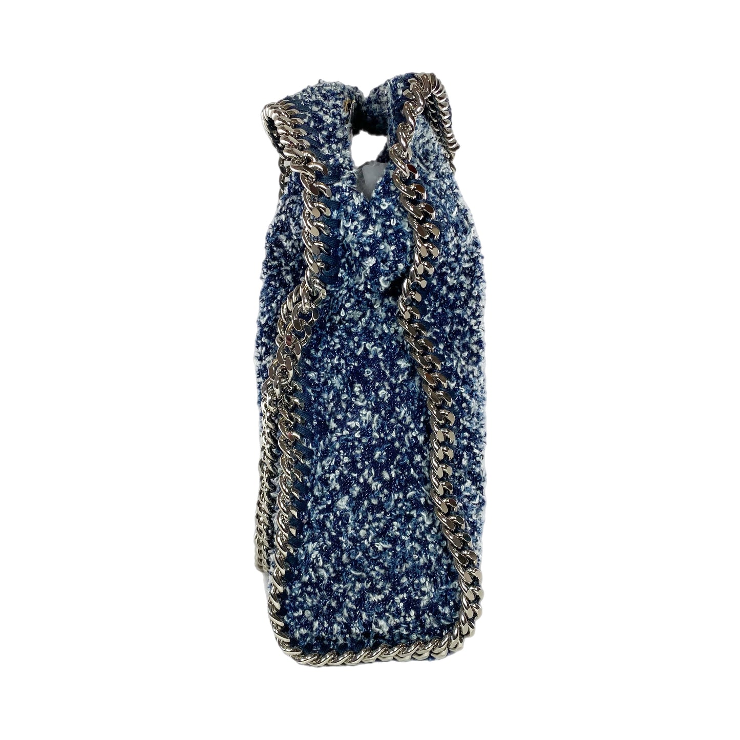 Stella McCartney Navy White Tweed Falabella