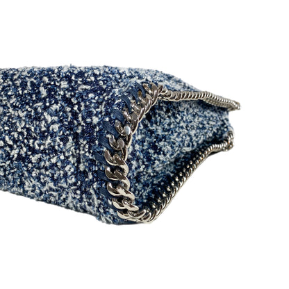 Stella McCartney Navy White Tweed Falabella