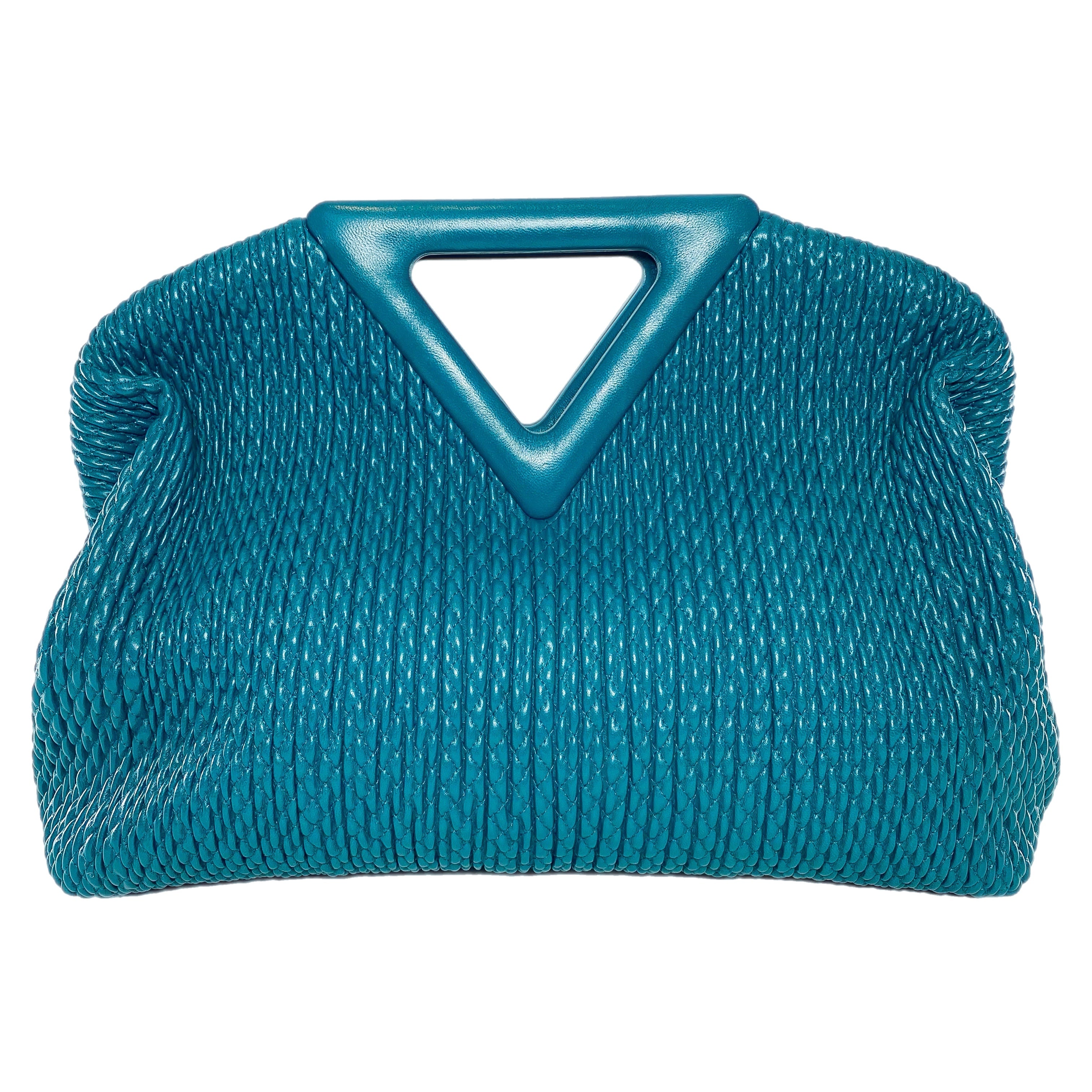 Bottega Veneta Mallard Knit The Point Triangle Bag – Consign of