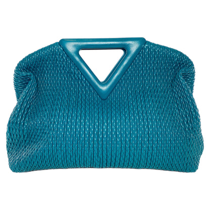 Bottega Veneta Mallard Knit The Point Triangle Bag