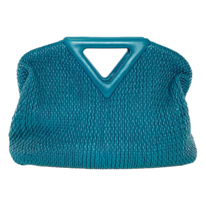 Bottega Veneta Mallard Knit The Point Triangle Bag