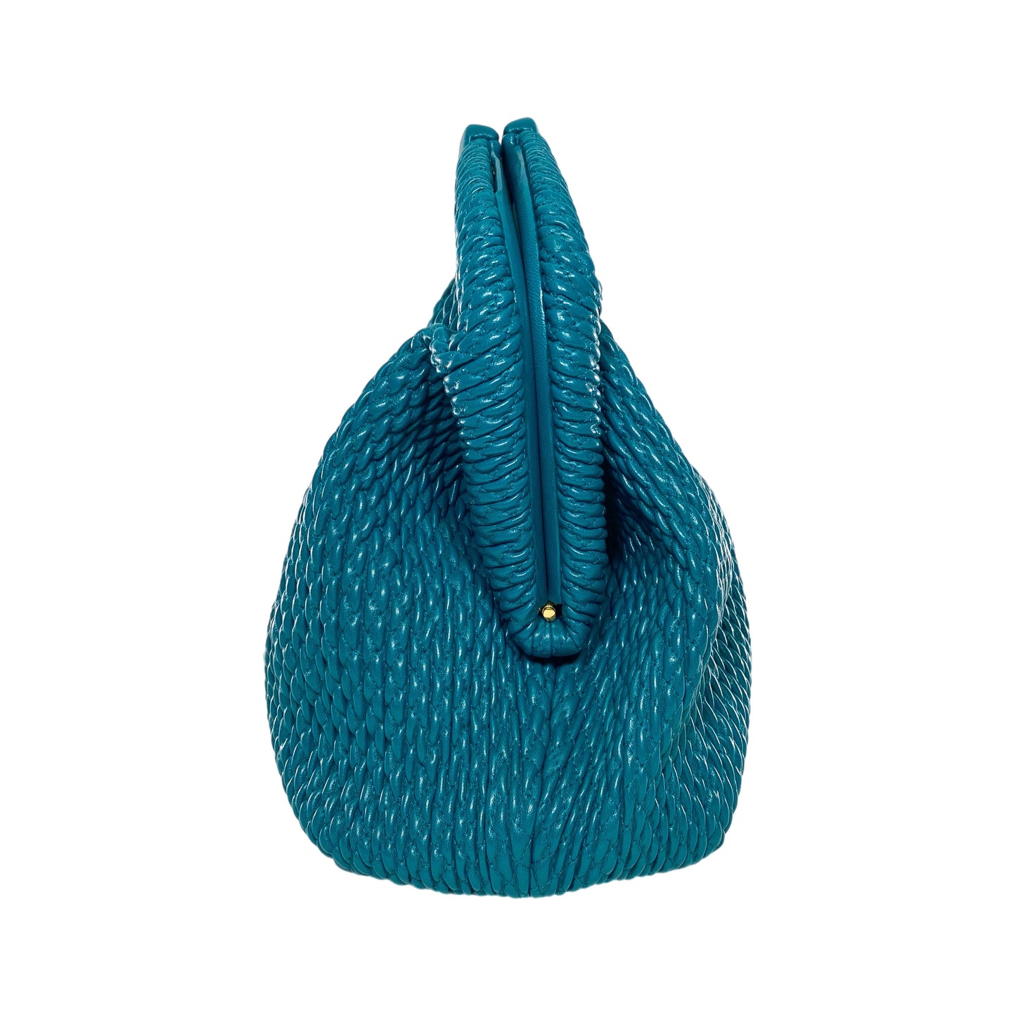 Bottega Veneta Mallard Knit The Point Triangle Bag