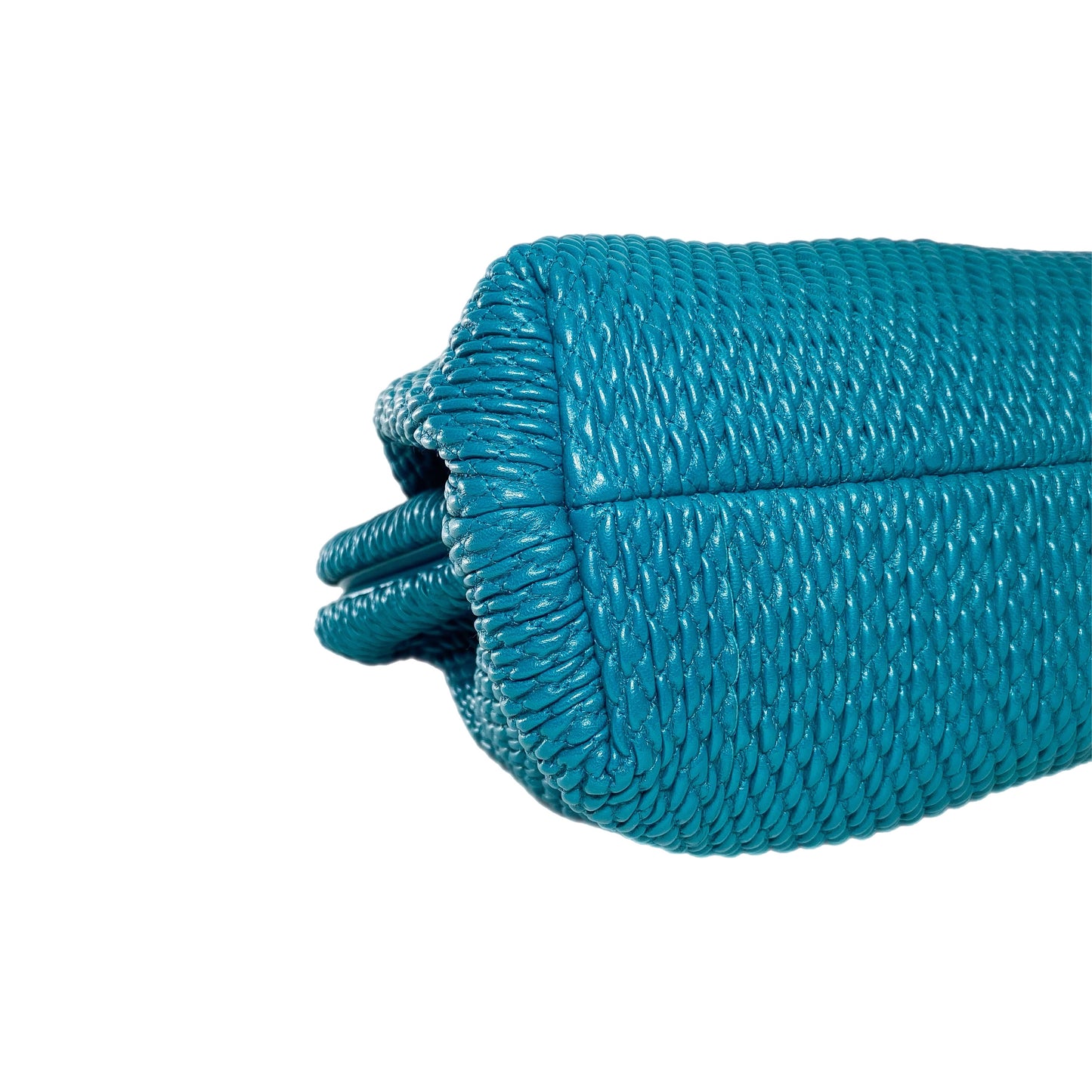 Bottega Veneta Mallard Knit The Point Triangle Bag
