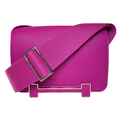 Hermes Geta Magnolia Chevre Palladium Hardware