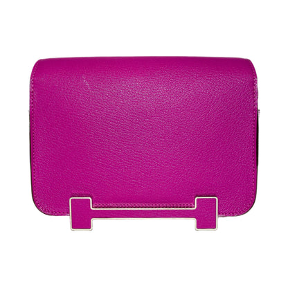 Hermes Geta Magnolia Chevre Palladium Hardware