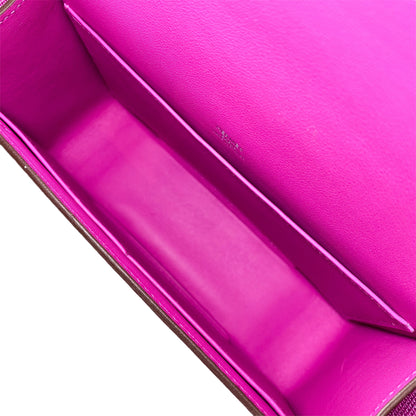 Hermes Geta Magnolia Chevre Palladium Hardware