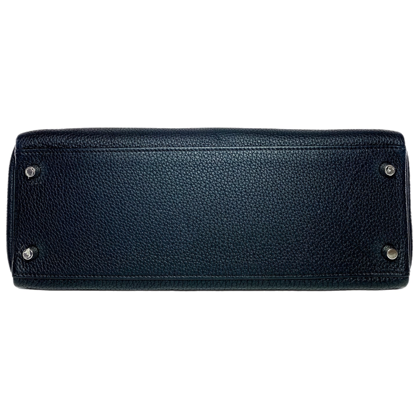 Hermes Kelly 32 Black Togo Palladium Hardware