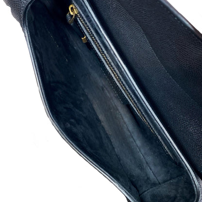 Dior Black Saddle Bag