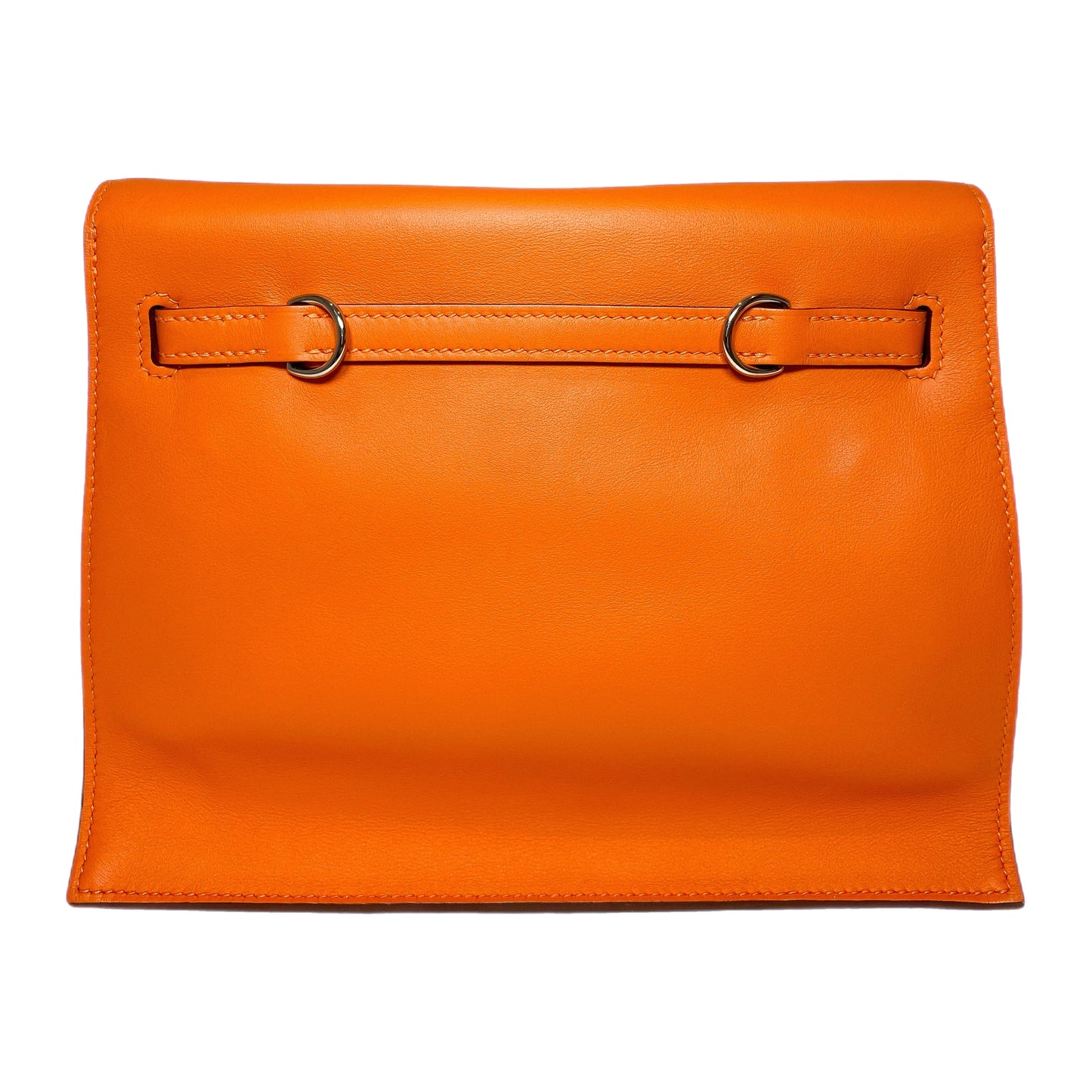 Hermes Kelly Danse Orange Evercolor Palladium Hardware