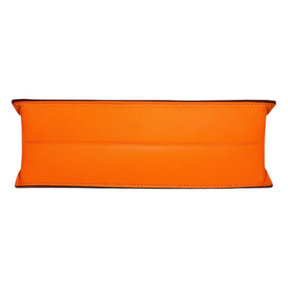 Hermes Kelly Danse Orange Evercolor Palladium Hardware