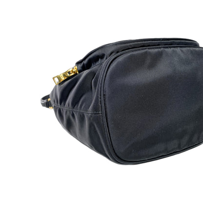 Prada Black Re-Nylon Duet Bucket Bag