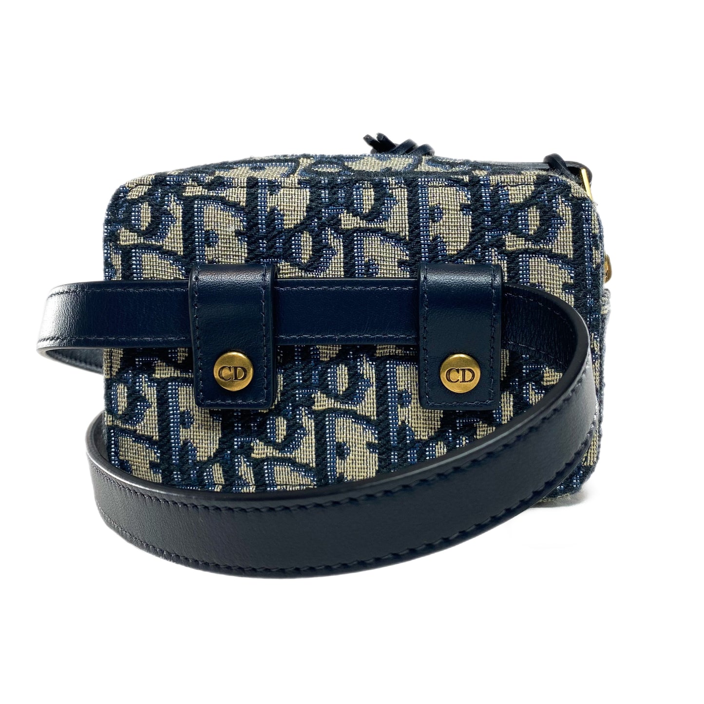 Dior Navy Oblique Belt Pouch