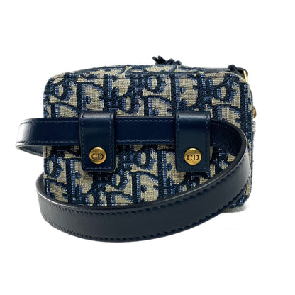 Dior Navy Oblique Belt Pouch